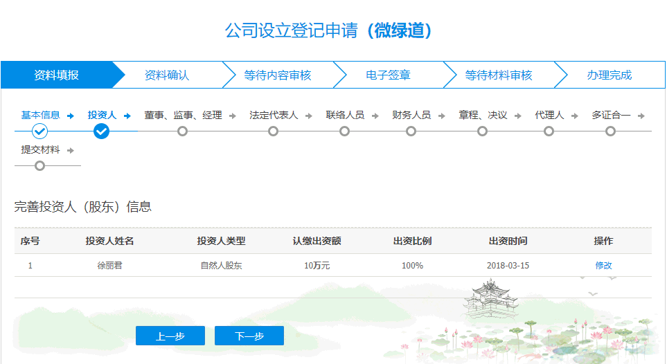 公司注册专题：公司设立申报