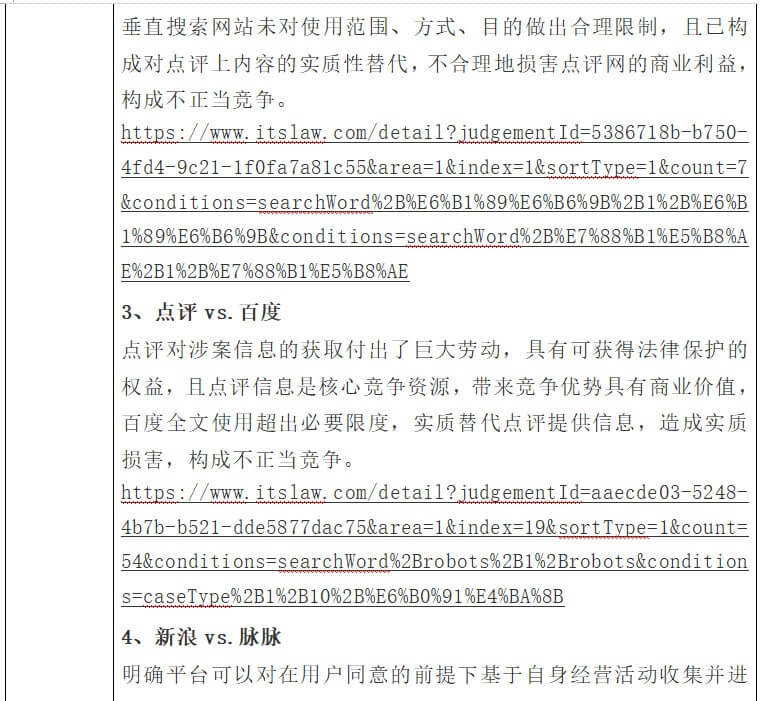 数据爬取的法律风险综述