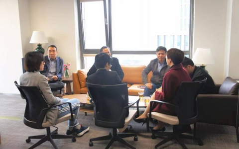 杭州市上城区政协副主席周常生等一行走访泽大所