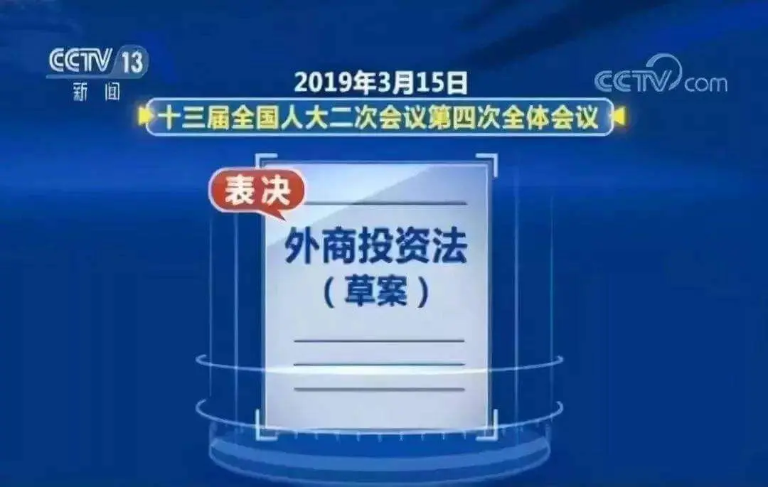 新法解读:外商投资法(附全文)