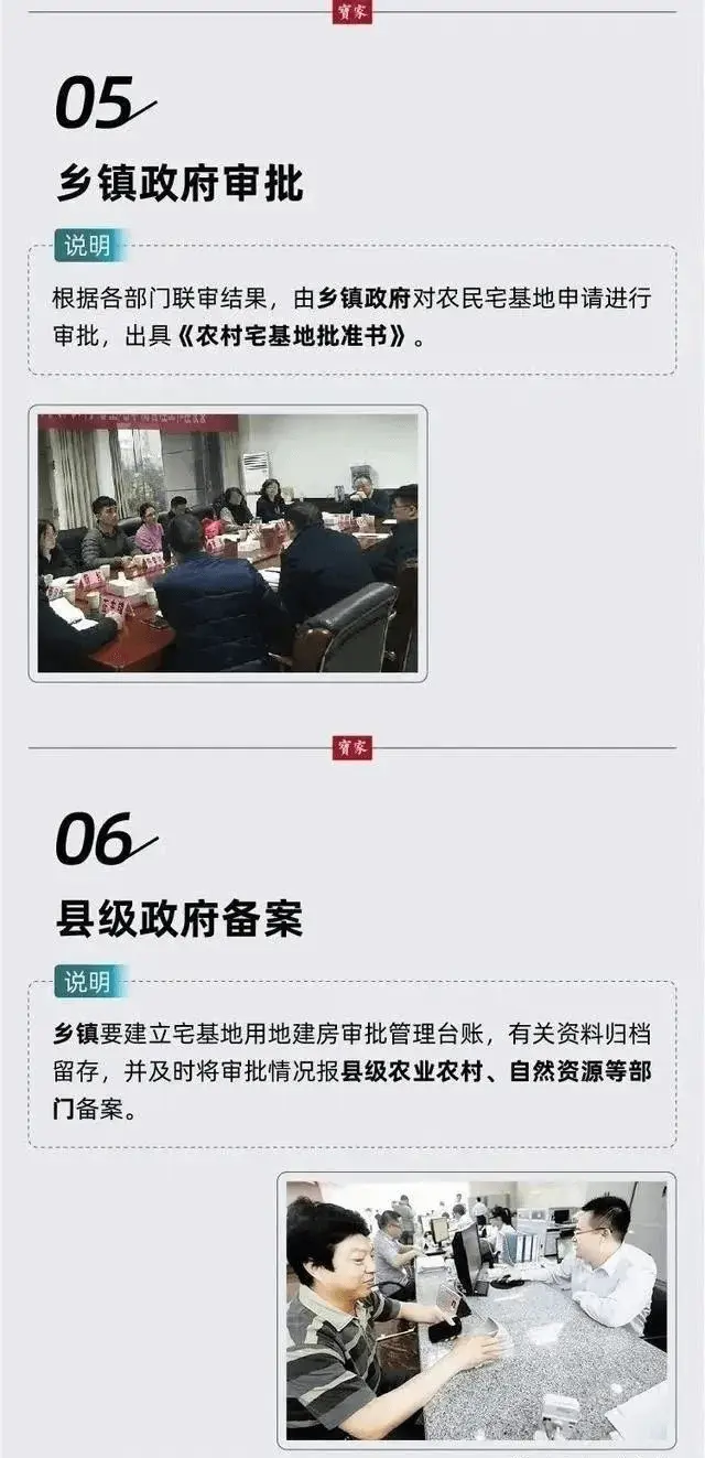 农村宅基地申请、审批、登记有关政策(附流程图)