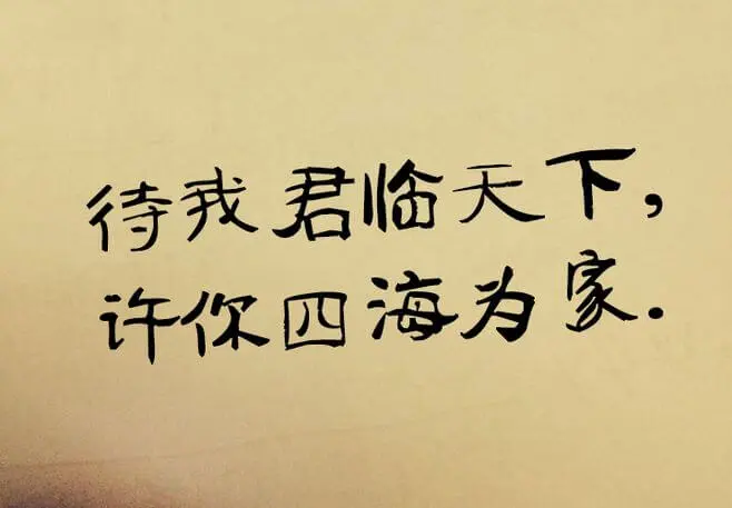 君临天下