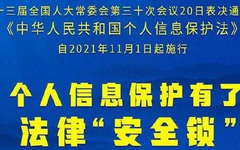 个人信息保护法全文