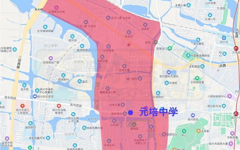 绍兴市越城区中小学施教范围（2022）