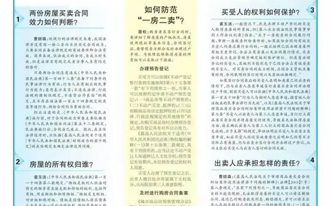 越律说法|一房数卖中的合同效力及权利保护顺序问题