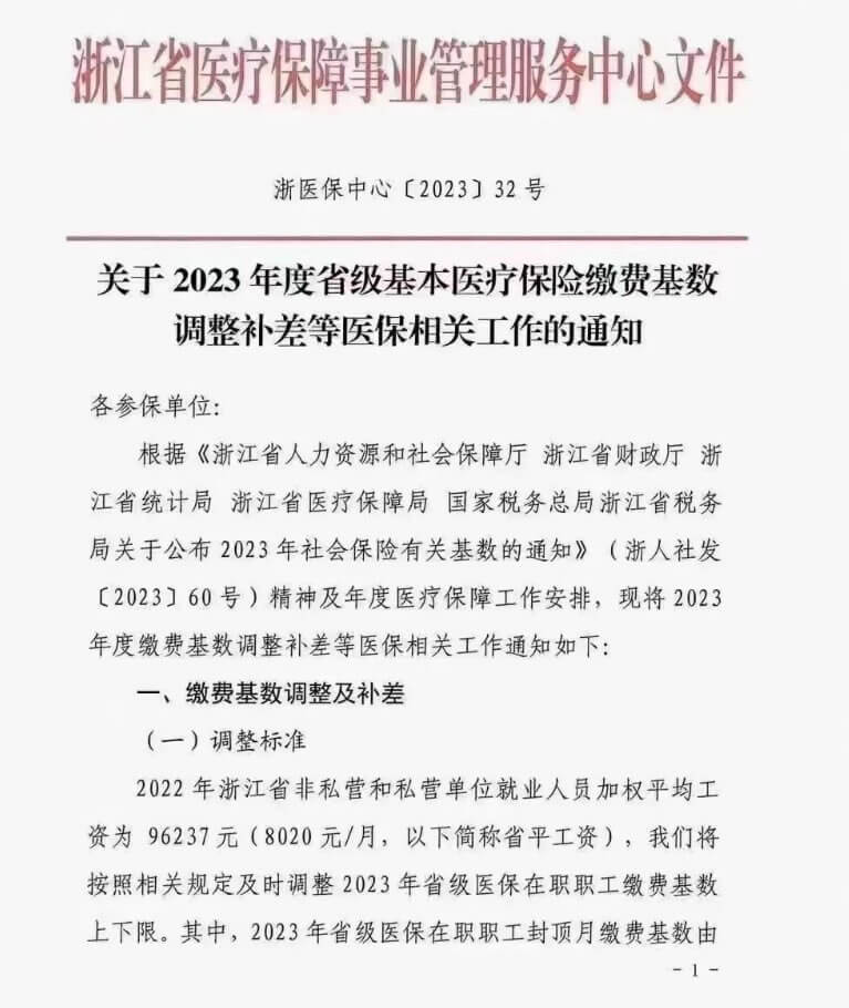 2022年浙江省加权平均工资8020元/月，最新工伤保险待遇按此计算