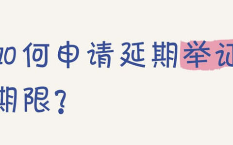 延期举证申请书