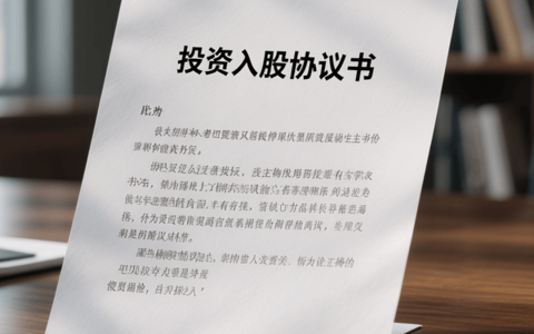 个人入伙协议书